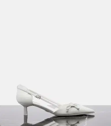 Prada Bow-detail leather pumps | Thumbnail 4 Prada Bow-detail leather pumps | Thumbnail 4