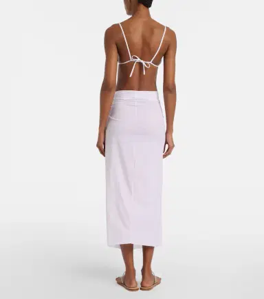 ViX Paula Hermanny Karen draped midi skirt | Thumbnail 3 ViX Paula Hermanny Karen draped midi skirt | Thumbnail 3