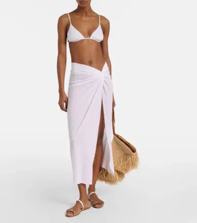 ViX Paula Hermanny Karen draped midi skirt | Thumbnail 5 ViX Paula Hermanny Karen draped midi skirt | Thumbnail 5