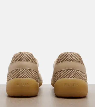 Prada Speedrock leather-trimmed sneakers | Thumbnail 3 Prada Speedrock leather-trimmed sneakers | Thumbnail 3