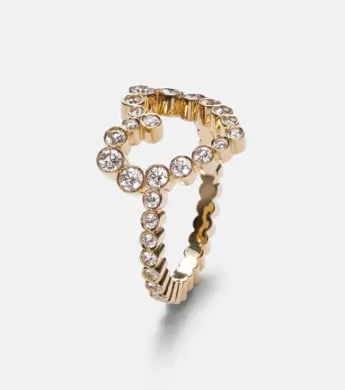 Sophie Bille Brahe Ensemble Coeur 18kt gold signet ring with diamonds | Thumbnail 5 Sophie Bille Brahe Ensemble Coeur 18kt gold signet ring with diamonds | Thumbnail 5