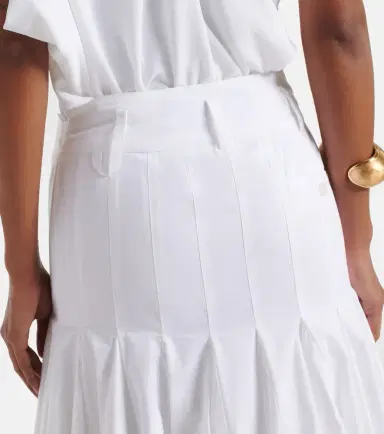 Jacquemus Agave cotton poplin midi skirt | Thumbnail 3 Jacquemus Agave cotton poplin midi skirt | Thumbnail 3