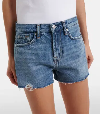 7 For All Mankind June denim shorts | Thumbnail 2 7 For All Mankind June denim shorts | Thumbnail 2