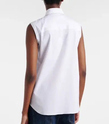 Brunello Cucinelli Monili cotton-blend top | Thumbnail 4 Brunello Cucinelli Monili cotton-blend top | Thumbnail 4