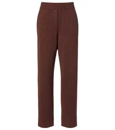 Brunello Cucinelli Cashmere-blend straight pants | Thumbnail 1 Brunello Cucinelli Cashmere-blend straight pants | Thumbnail 1