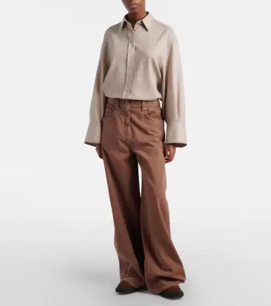 Brunello Cucinelli Monili wide-leg jeans | Thumbnail 6 Brunello Cucinelli Monili wide-leg jeans | Thumbnail 6