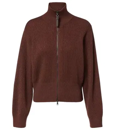 Brunello Cucinelli Monili cashmere-blend sweater | Thumbnail 1 Brunello Cucinelli Monili cashmere-blend sweater | Thumbnail 1
