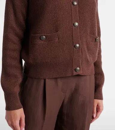 Brunello Cucinelli Cashmere-blend cardigan | Thumbnail 4 Brunello Cucinelli Cashmere-blend cardigan | Thumbnail 4