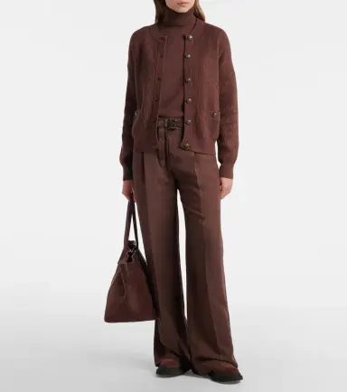 Brunello Cucinelli Cashmere-blend cardigan | Thumbnail 5 Brunello Cucinelli Cashmere-blend cardigan | Thumbnail 5