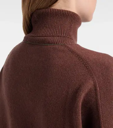 Brunello Cucinelli Monili cashmere turtleneck sweater | Thumbnail 4 Brunello Cucinelli Monili cashmere turtleneck sweater | Thumbnail 4