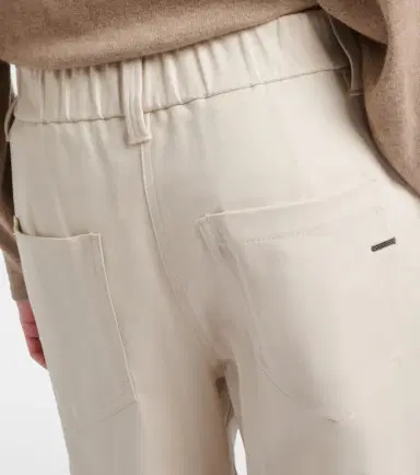 Brunello Cucinelli Monili cotton-blend straight pants | Thumbnail 6 Brunello Cucinelli Monili cotton-blend straight pants | Thumbnail 6