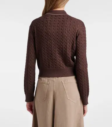 Brunello Cucinelli Cotton-blend cardigan | Thumbnail 2 Brunello Cucinelli Cotton-blend cardigan | Thumbnail 2