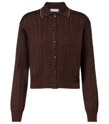 Brunello Cucinelli Cotton-blend cardigan | Thumbnail 1 Brunello Cucinelli Cotton-blend cardigan | Thumbnail 1