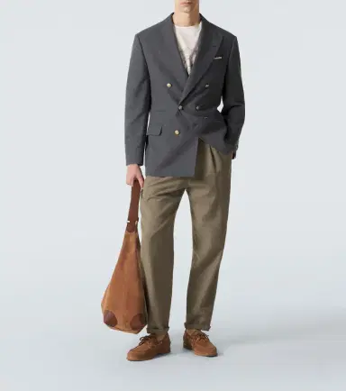 Brunello Cucinelli Wool, cotton, and silk blazer | Thumbnail 7 Brunello Cucinelli Wool, cotton, and silk blazer | Thumbnail 7
