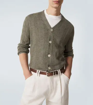 Brunello Cucinelli Linen and cotton cardigan | Thumbnail 3 Brunello Cucinelli Linen and cotton cardigan | Thumbnail 3