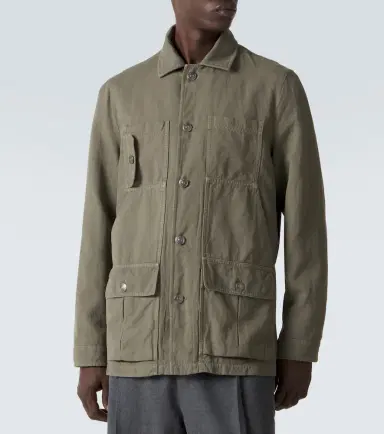 Brunello Cucinelli Cotton and linen field jacket | Thumbnail 5 Brunello Cucinelli Cotton and linen field jacket | Thumbnail 5