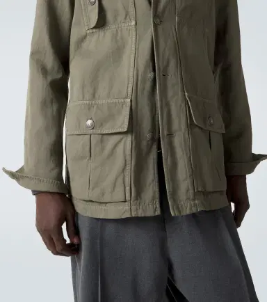 Brunello Cucinelli Cotton and linen field jacket | Thumbnail 7 Brunello Cucinelli Cotton and linen field jacket | Thumbnail 7