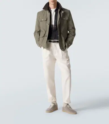 Brunello Cucinelli Cotton-blend gabardine field jacket | Thumbnail 7 Brunello Cucinelli Cotton-blend gabardine field jacket | Thumbnail 7