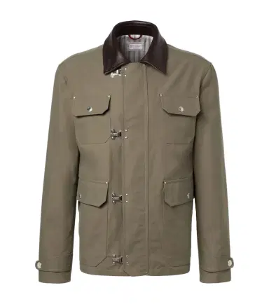 Brunello Cucinelli Cotton-blend gabardine field jacket | Thumbnail 1 Brunello Cucinelli Cotton-blend gabardine field jacket | Thumbnail 1