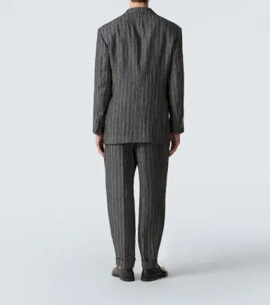 Brunello Cucinelli Chalk stripe linen suit | Thumbnail 8 Brunello Cucinelli Chalk stripe linen suit | Thumbnail 8