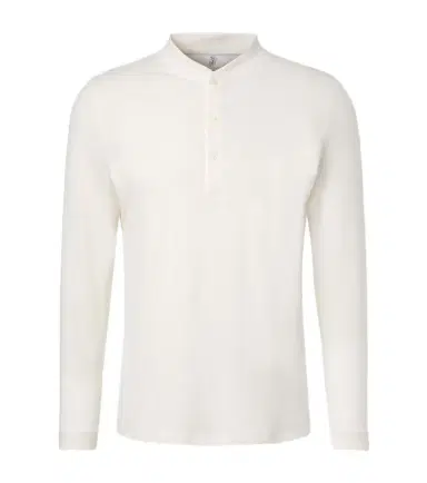 Brunello Cucinelli Linen and cotton Henley shirt | Thumbnail 1 Brunello Cucinelli Linen and cotton Henley shirt | Thumbnail 1