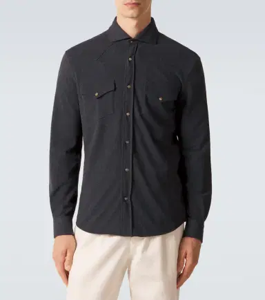 Brunello Cucinelli Cotton overshirt | Thumbnail 3 Brunello Cucinelli Cotton overshirt | Thumbnail 3