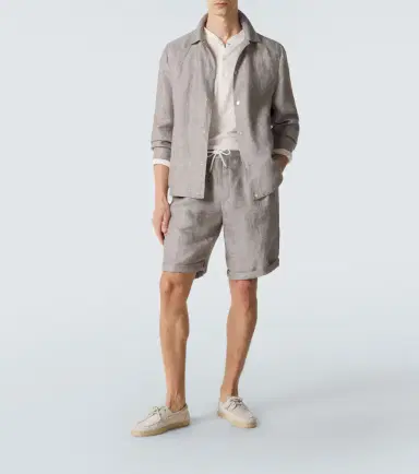 Brunello Cucinelli Linen shorts | Thumbnail 2 Brunello Cucinelli Linen shorts | Thumbnail 2