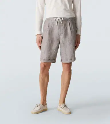 Brunello Cucinelli Linen shorts | Thumbnail 4 Brunello Cucinelli Linen shorts | Thumbnail 4