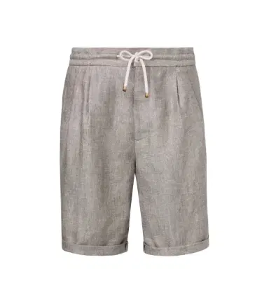 Brunello Cucinelli Linen shorts | Thumbnail 1 Brunello Cucinelli Linen shorts | Thumbnail 1