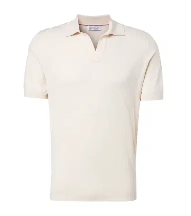 Brunello Cucinelli Argyle cotton polo shirt | Thumbnail 1 Brunello Cucinelli Argyle cotton polo shirt | Thumbnail 1