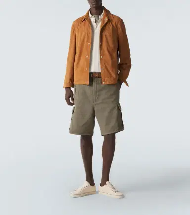 Brunello Cucinelli Cotton and linen cargo shorts | Thumbnail 3 Brunello Cucinelli Cotton and linen cargo shorts | Thumbnail 3