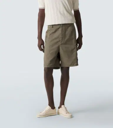 Brunello Cucinelli Cotton and linen cargo shorts | Thumbnail 4 Brunello Cucinelli Cotton and linen cargo shorts | Thumbnail 4
