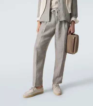 Brunello Cucinelli Leather-trimmed toiletry bag | Thumbnail 6 Brunello Cucinelli Leather-trimmed toiletry bag | Thumbnail 6