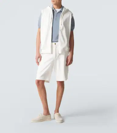 Brunello Cucinelli Cotton-blend cargo shorts | Thumbnail 2 Brunello Cucinelli Cotton-blend cargo shorts | Thumbnail 2
