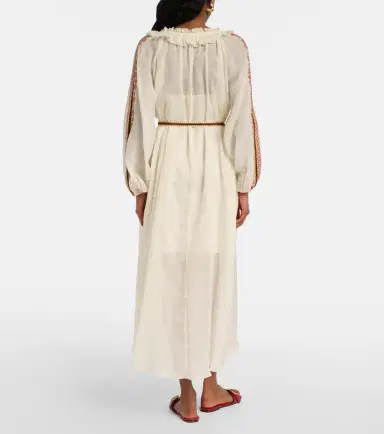 Zimmermann Aster embroidered ramie maxi dress | Thumbnail 2 Zimmermann Aster embroidered ramie maxi dress | Thumbnail 2