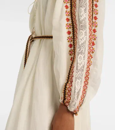 Zimmermann Aster embroidered ramie maxi dress | Thumbnail 4 Zimmermann Aster embroidered ramie maxi dress | Thumbnail 4