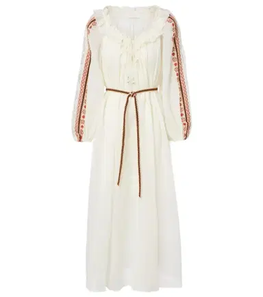 Zimmermann Aster embroidered ramie maxi dress | Thumbnail 1 Zimmermann Aster embroidered ramie maxi dress | Thumbnail 1