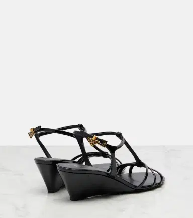 Prada Patent leather wedge sandals | Thumbnail 3 Prada Patent leather wedge sandals | Thumbnail 3