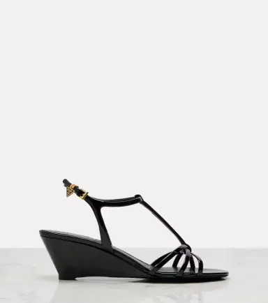 Prada Patent leather wedge sandals | Thumbnail 4 Prada Patent leather wedge sandals | Thumbnail 4