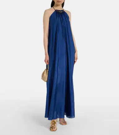 Zimmermann Aster beaded halterneck silk maxi dress | Thumbnail 2 Zimmermann Aster beaded halterneck silk maxi dress | Thumbnail 2