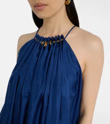 Zimmermann Aster beaded halterneck silk maxi dress | Thumbnail 3 Zimmermann Aster beaded halterneck silk maxi dress | Thumbnail 3