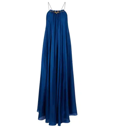 Zimmermann Aster beaded halterneck silk maxi dress | Thumbnail 1 Zimmermann Aster beaded halterneck silk maxi dress | Thumbnail 1