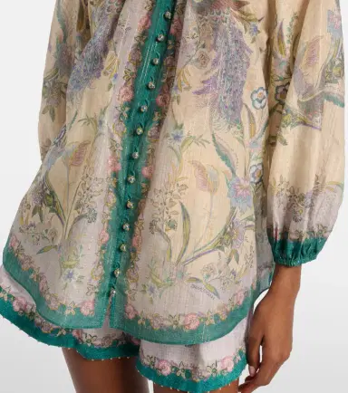 Zimmermann Indra printed cotton and silk-blend blouse | Thumbnail 5 Zimmermann Indra printed cotton and silk-blend blouse | Thumbnail 5
