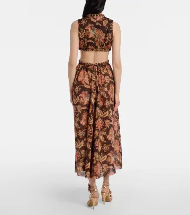 Zimmermann Aster cutout floral cotton midi dress | Thumbnail 4 Zimmermann Aster cutout floral cotton midi dress | Thumbnail 4