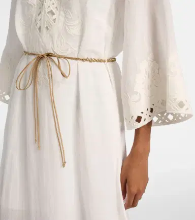 Zimmermann Indra embroidered ramie midi dress | Thumbnail 5 Zimmermann Indra embroidered ramie midi dress | Thumbnail 5