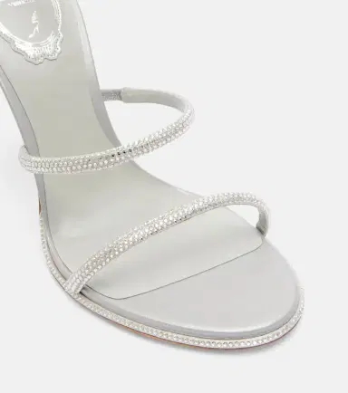 René Caovilla Cleo embellished satin sandals | Thumbnail 4 René Caovilla Cleo embellished satin sandals | Thumbnail 4