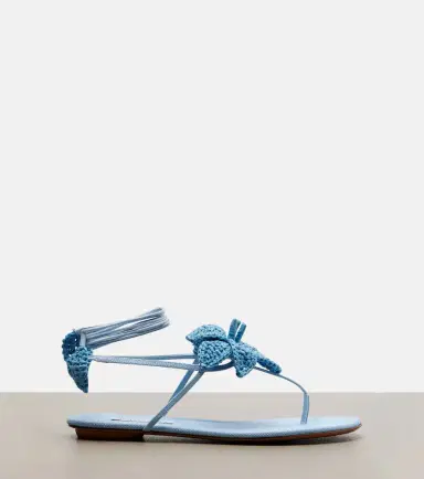 Aquazzura Calypso raffia thong sandals | Thumbnail 3 Aquazzura Calypso raffia thong sandals | Thumbnail 3