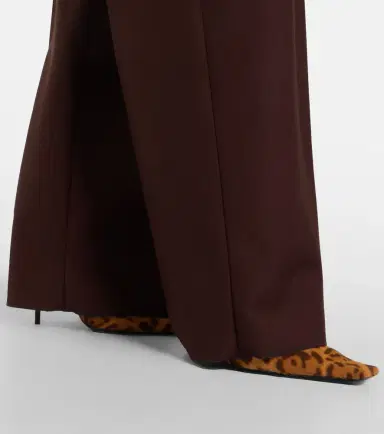 Saint Laurent Wool and mohair wide-leg pants | Thumbnail 5 Saint Laurent Wool and mohair wide-leg pants | Thumbnail 5