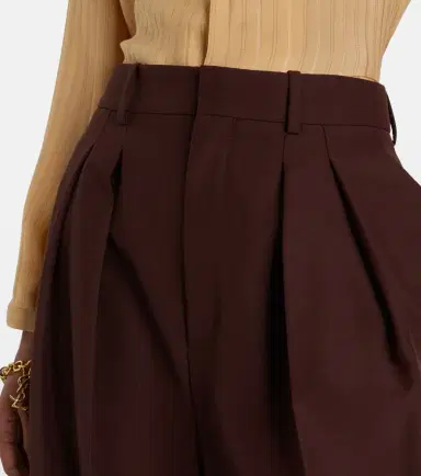 Saint Laurent Wool and mohair wide-leg pants | Thumbnail 6 Saint Laurent Wool and mohair wide-leg pants | Thumbnail 6