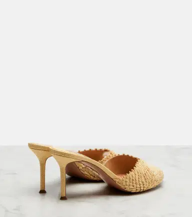 Aquazzura Rio Flirt raffia mules | Thumbnail 2 Aquazzura Rio Flirt raffia mules | Thumbnail 2